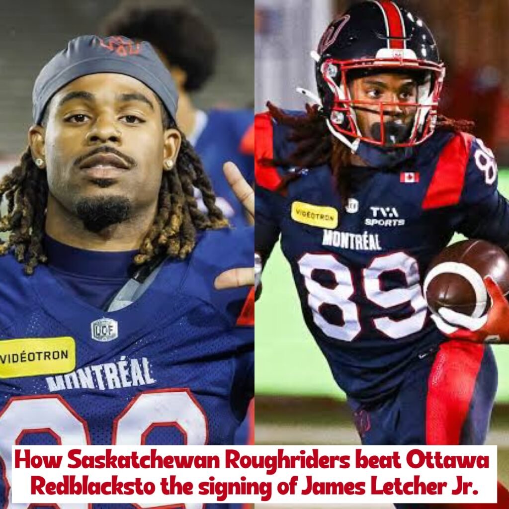 What led James Letcher Jr. to choose Saskatchewan Roughriders over ...